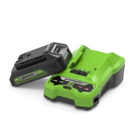 Akumuliatorius Greenworks GSK24B2; 24 V; 2,0 Ah; Li-ion + pakrovėjas