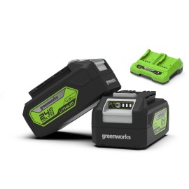 Priedų rinkinys Greenworks GSK24B4X; 24 V; 2x4,0 Ah + pakrovėjas
