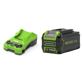 Akumuliatorius Greenworks GSK40B2; 40 V; 4,0 Ah; Li-ion + pakrovėjas