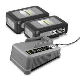 Akumuliatorius Karcher Power+ 18 V; 2x3,0 Ah + greito krovimo pakrovėjas Power+