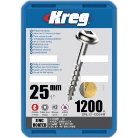 Medvaržtis Kreg SML-C1; 1''; 25 mm; 1200 vnt.