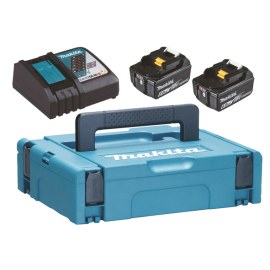 Priedų rinkinys Makita; 18 V; 2x6,0 Ah akum. + pakrovėjas DC18RC