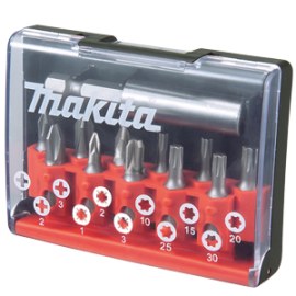 Sukimo antgalių komplektas Makita D-31083; 12 vnt.