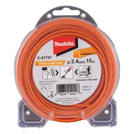 Pjovimo gija Makita; 2,4 mm x 15 m              