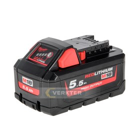 Akumuliatorius Milwaukee M18 HB5.5; 18 V; 5,5 Ah