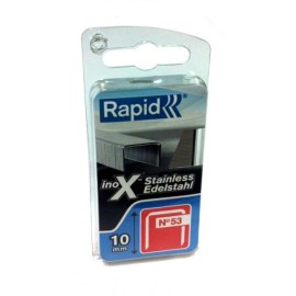 Kabės Rapid; 11,4x10 mm; 1080 vnt.; tipas 53; nerūdijančio plieno