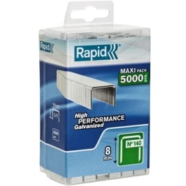 Kabės Rapid; 10,6x8 mm; 5000 vnt.; tipas 140