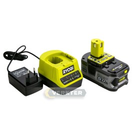 Akumuliatorius Ryobi RC18120-150; 18 V; 5,0 Ah akum. + pakrovėjas RC18120 ONE+
