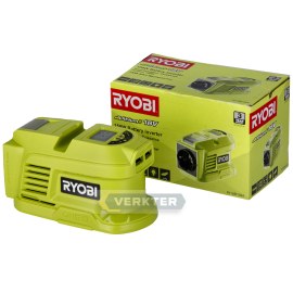 Akumuliatorių adapteris Ryobi RY18BI150A-0; 230 V -> USB (x2); tinka krauti telefono baterijoms
