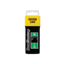 Kabės Stanley; 8 mm; 1000 vnt.; tipas G; plieno