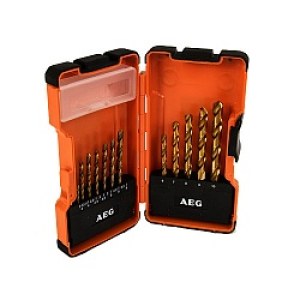 Grąžtų komplektas metalui AEG 4932352245; 2-10 mm; 19 vnt.