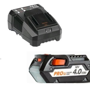 Akumuliatorius AEG SET L1840AL; 18 V; 1x4,0 Ah; Li-ion + pakrovėjas