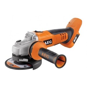 Kampinis šlifuoklis AEG BEWS18-115X-0; 18 V (be akumuliatoriaus ir pakrovėjo)