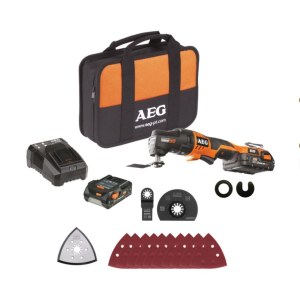 Daugiafunkcinis įrankis AEG Omni 18C LI-202BKIT1X; 18 V; 2x2,0 Ah akum.