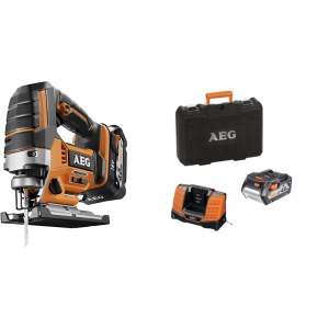Siaurapjūklis AEG BST18BLX LI-402C; 18 V; 2x4,0 Ah akum.
