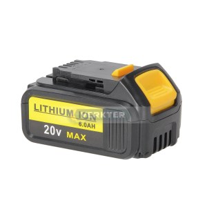 Akumuliatorius Ahlio 18 V/20 V; 6,0 Ah; Li-ion; tinka DeWalt įrankiams