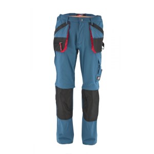 Kelnės AWTools AW02514; T2; 2XL; mėlyna/raudona