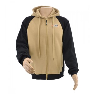 Šiltas džemperis su gobtuvu AWTools AW02943; XL; smėlio spalvos