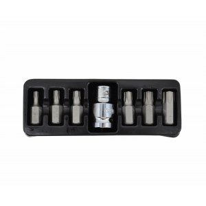 Sukimo antgalių rinkinys AWTools AW35116BL; T25-T5; 7 vnt.