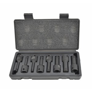 Smūginių galvučių komplektas AWTools AW38782BL; 1/2''; M5-M18; 8 vnt.