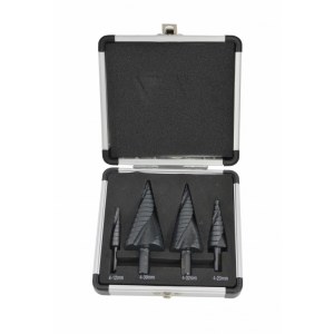 Pakopinis grąžtas AWTools AW40964; HSS; 4-39 mm; 4 vnt.