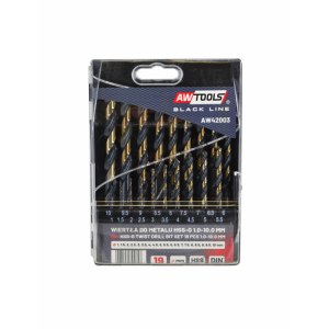 Grąžtas metalui AWTools AW42002BL; HSS; 2-8 mm; 13 vnt.