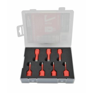 Grąžtų komplektas metalui  AWTools AW47307; M14; 6-14 mm