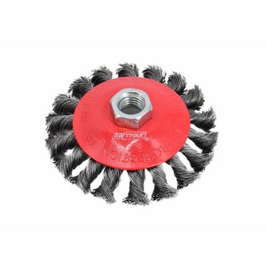  Vielinis apvalus šepetys AWTools AW55135; 0,5; M14; 100 mm