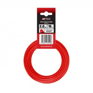 Pjovimo gija AWTools AW70121; (1,6 mm/15 m) oranžinė, apvali 