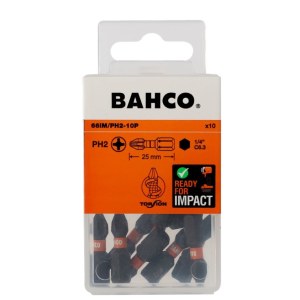 Smūginis sukimo antgalis Bahco 66IM/PH2-10P; PH2; 10 vnt.
