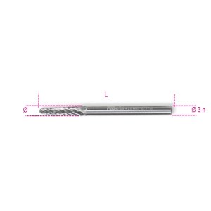 Freza gręžtuvui Beta 426MD-3/TA3; 38 mm; 3 mm