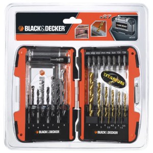 27 dalių priedų komplektas Black&Decker A 7177