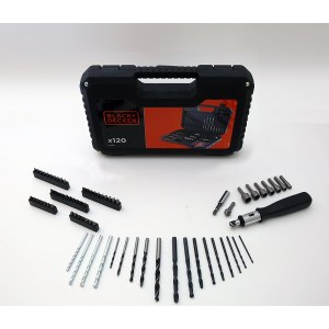 120 dalių priedų komplekta Black&Decker A7220 