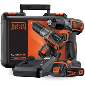 Suktuvas-gręžtuvas Black & Decker ASD14K-QW; 14,4 V; 1x1,5 Ah akum.