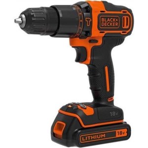 Smūginis suktuvas-gręžtuvas Black&Decker BDCHD18-QW; 18 V; 1x1,5 Ah akum.