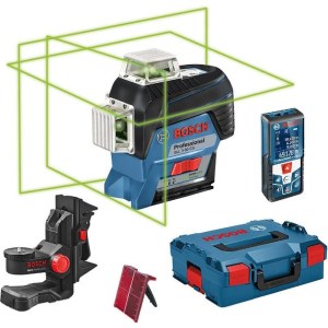 Lazerinis nivelyras Bosch GLL 3-80 CG + Lazerinis atstumų matuoklis Bosch GLM 50 C