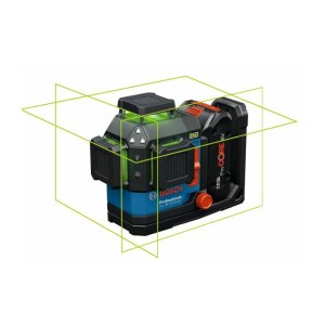 Kryžminis lazerinis nivelyras Bosch GLL 18V-120-33 CG Professional; 18 V (be akumuliatoriaus ir pakrovėjo)