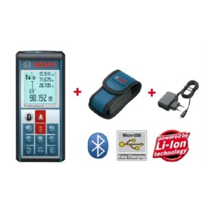 Lazerinis atstumų matuoklis Bosch GLM 100 C su Bluetooth
