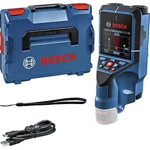 Metalo ir medienos ieškiklis Bosch D-tect 200 C; 12 V; (be akumuliatoriaus ir pakrovėjo)