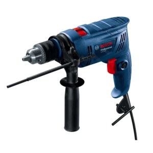 Elektrinis smūginis gręžtuvas Bosch GSB 600; 600 W + priedai
