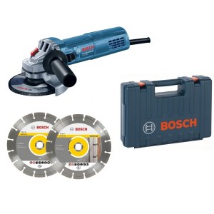 Kampinis šlifuoklis Bosch GWS 880 Professional + priedai