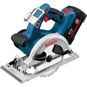 Akumuliatorinis diskinis pjūklas Bosch GKS 36 V-LI; 36 V; 2x2,6 Ah akum.