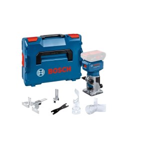 Akumuliatorinė kantų freza Bosch GLF 18V-8 Professional; 18 V (be akumuliatoriaus ir pakrovėjo) + L-BOXX 136
