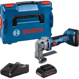 Akumuliatorinės metalo žirklės Bosch GSC 18V-16 E; 18 V; 2x4,0 Ah akum.
