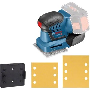 Plokštuminis šlifuoklis Bosch GSS 18 V-10 (be akumuliatoriaus ir kroviklio)
