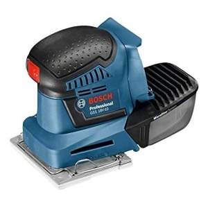 Plokštuminis šlifuoklis Bosch GSS 18 V-10; 2x5,0 Ah akum.
