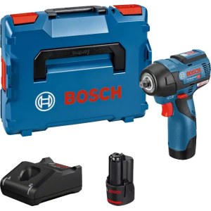 Smūginis veržliasukis Bosch GDS 12V-115; 12 V; 2x3,0 Ah akum.