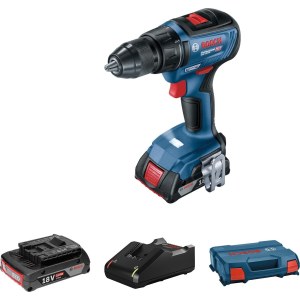 Suktuvas-gręžtuvas Bosch GSB 18V-50; 18 V; 1x2,0/5,0 Ah akum.