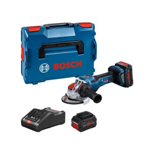 Kampinis šlifuoklis Bosch GWX 18V-15 PSC; 2x8,0 Ah akum.