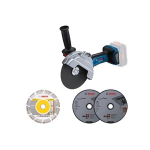 Kampinis šlifuoklis Bosch GWS 18V-180 P Professional; 18 V (be akumuliatoriaus ir pakrovėjo)
